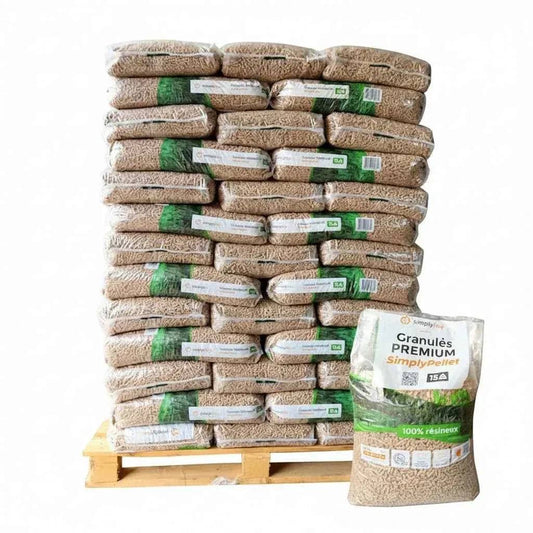 SimplyPELLET Premium – Granulés de Bois DINplus