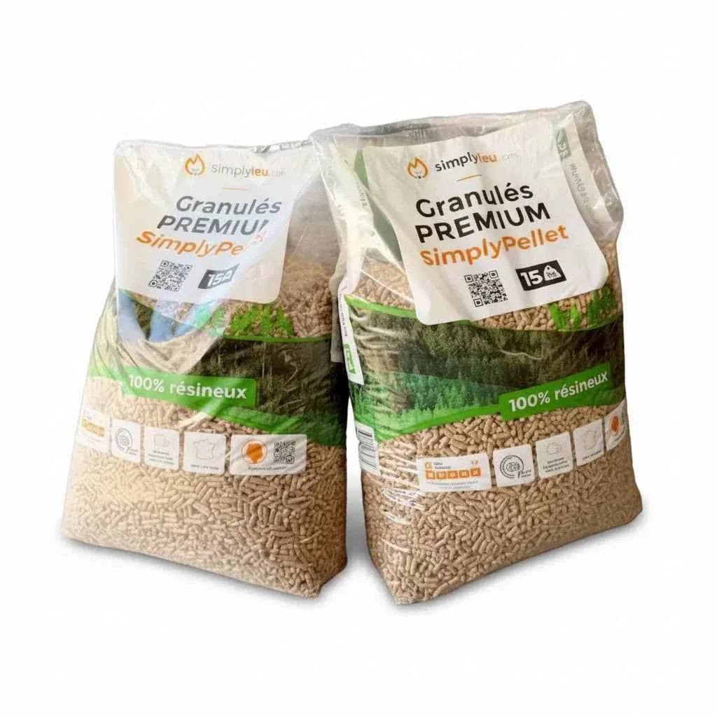 SimplyPELLET Premium – Granulés de Bois DINplus