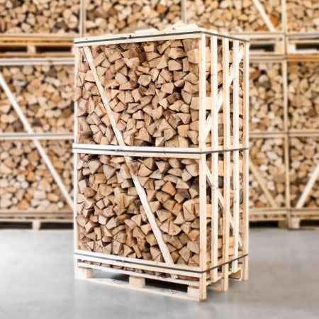 Bois de chauffage hêtre séché en chambre 33 cm – palette entière 900 kg