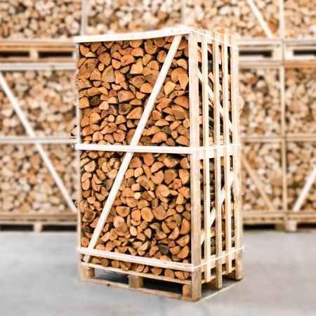 Bois de chauffage aulne séché en chambre 25 cm – palette entière 800 kg
