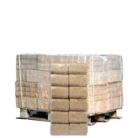 Briquettes RUF, demi-palette 480 kg – 48 paquets de 10 kg, FSC