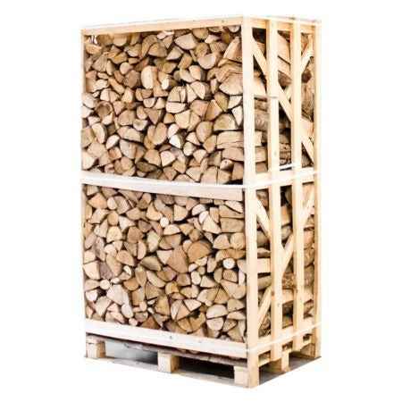 Bois de chauffage frêne séché en chambre 25 cm – palette entière 900 kg