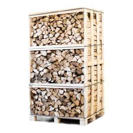 Bois de chauffage charme séché en chambre 33 cm – palette entière 900 kg