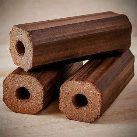 Briquettes Pini Kay 23,5 cm – palette entière 960 kg, 96 sacs de 10 kg (import)