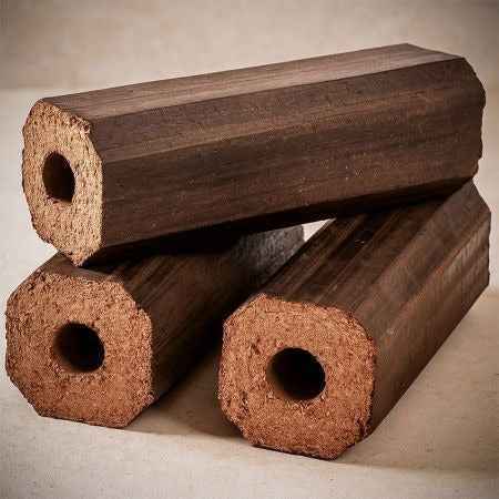 Briquettes Pini Kay 480 kg – demi-palette, 48 sacs de 10 kg