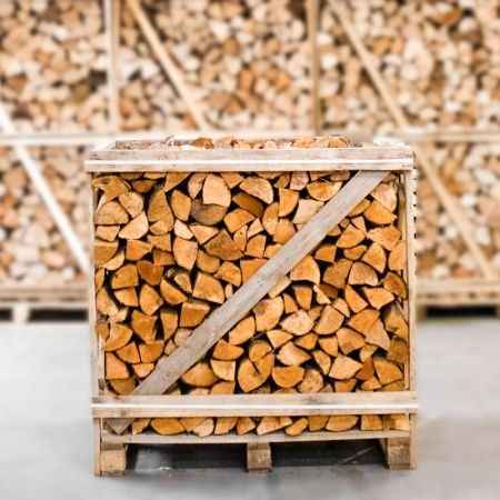 Bois de chauffage aulne séché en chambre 25 cm – demi-palette 350 kg