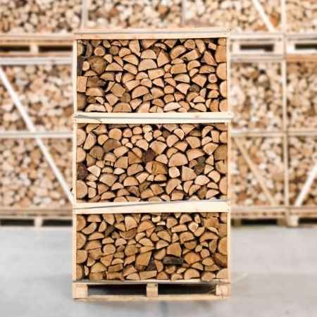 Bois de chauffage chêne séché en chambre 30-33 cm – palette entière 850 kg