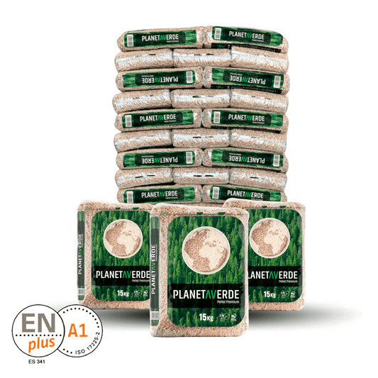 Pellets de bois ENplus A1 & PEFC 1155 kg – 77 sacs de 15 kg, livraison gratuite
